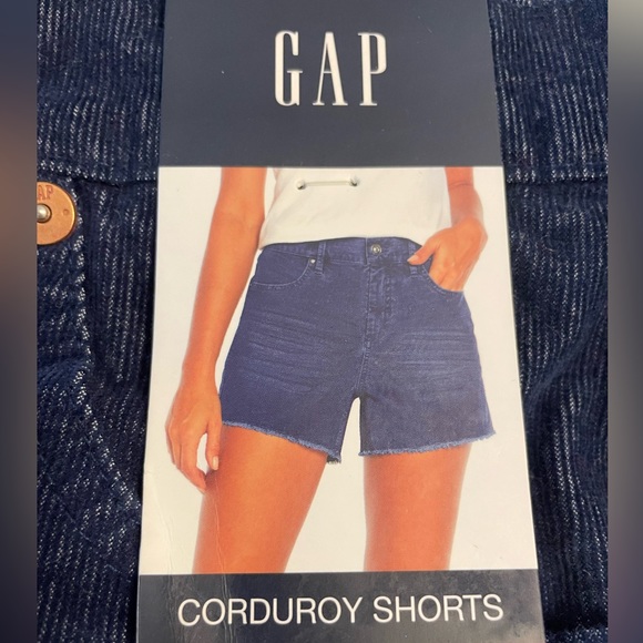Gap Ladies Corduroy Shorts Blue - Picture 7 of 11